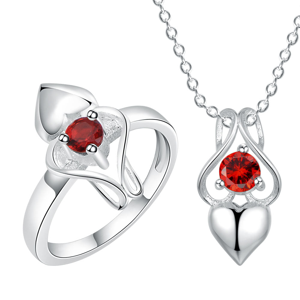 Silver Jewelry Set LST568