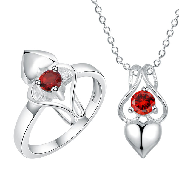 Silver Jewelry Set LST568