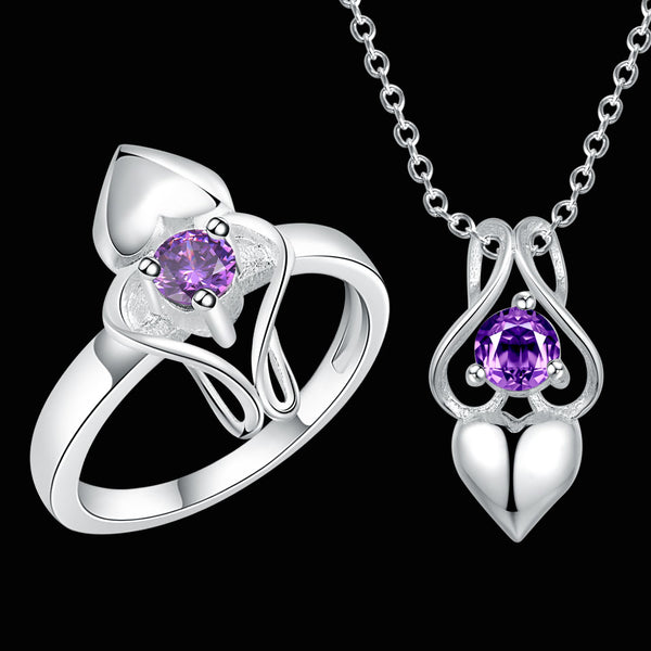 Silver Jewelry Set LST569