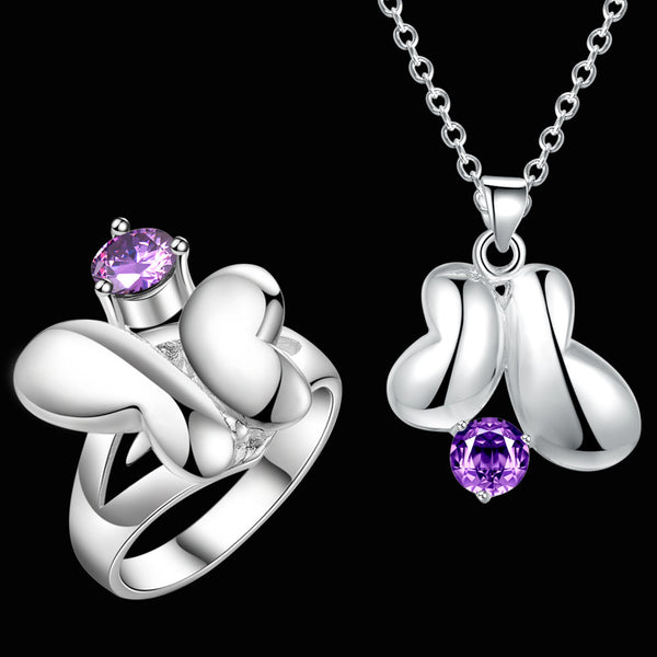 Silver Jewelry Set LST571