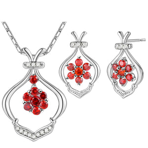 White Gold Plated Jewelry Set LST655