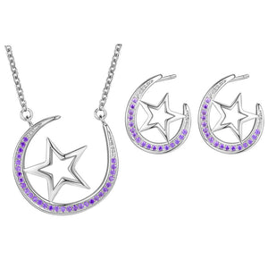 White Gold Plated Jewelry Set LST703