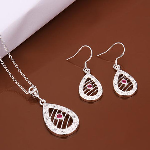 Silver Designer Jewelry Set LSS471