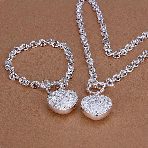 Silver Designer Jewelry Set S025