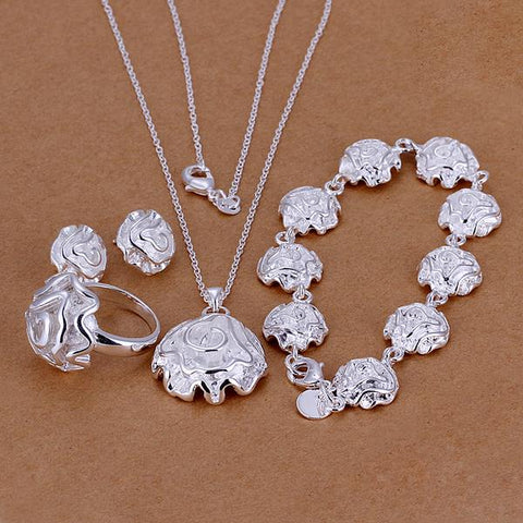Silver Designer Jewelry Set LSS296