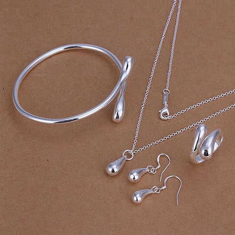 Silver Designer Jewelry Set LSS221