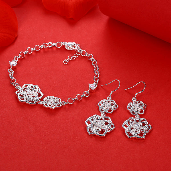 Silver Designer Jewelry Set LSSPCS904