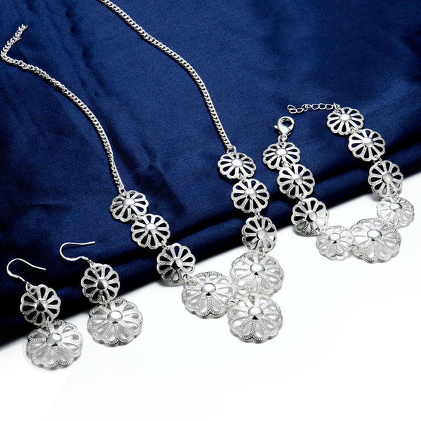 Silver Designer Jewelry Set LSS819