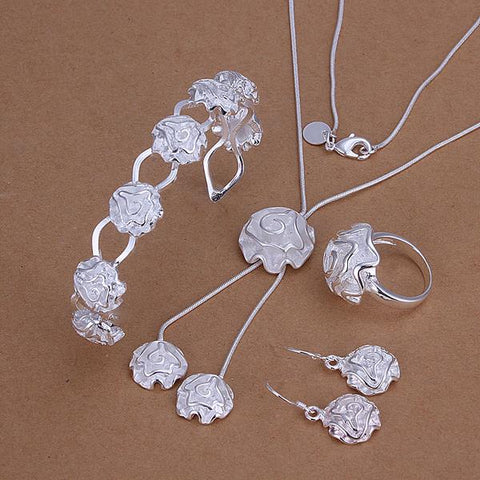 Silver Designer Jewelry Set LSS272