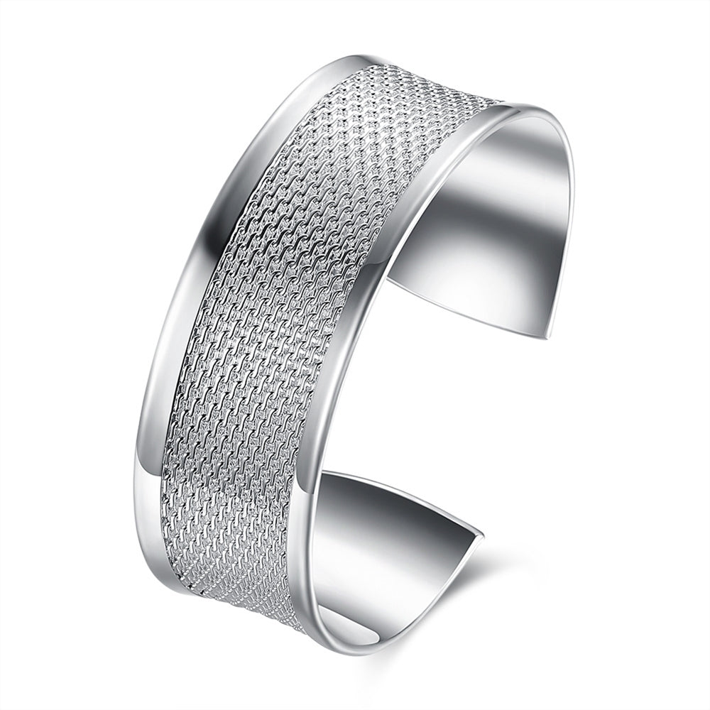 Silver Designer Bangle LSSPCB048