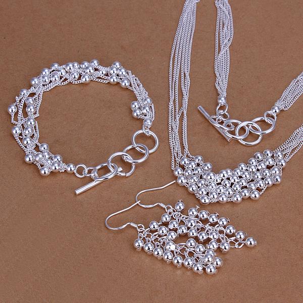 Silver Designer Jewelry Set LSS137