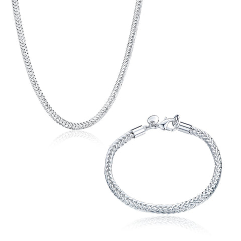 Silver Designer Jewelry Set LSSPCS859