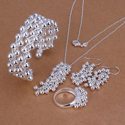 Silver Designer Jewelry Set LSS277