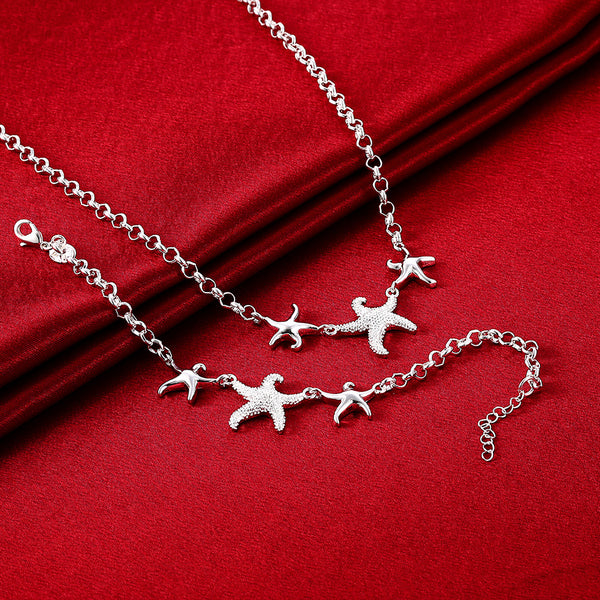 Silver Designer Jewelry Set LSSPCS910