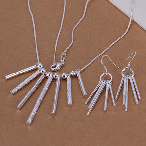 Silver Designer Jewelry Set LSS159