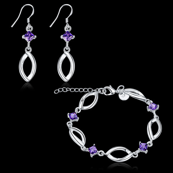 Silver Designer Jewelry Set LSSPCS901