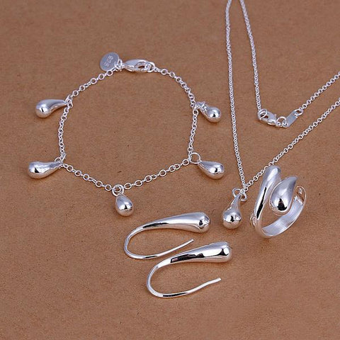 Silver Designer Jewelry Set LSS223