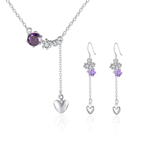 Silver Designer Jewelry Set LSS669