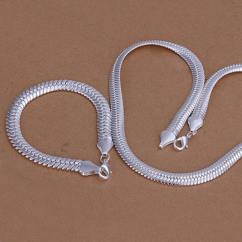 Silver Designer Jewelry Set LSS214