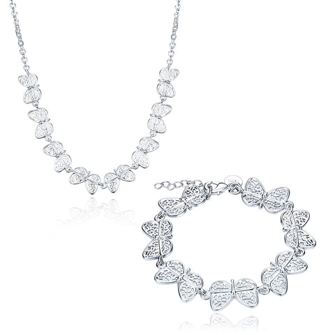 Silver Designer Jewelry Set LSSPCS912