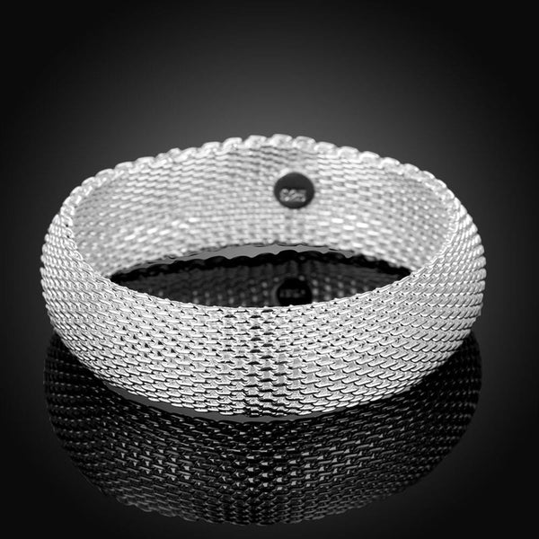Silver Designer Bangle LSB028 SGS