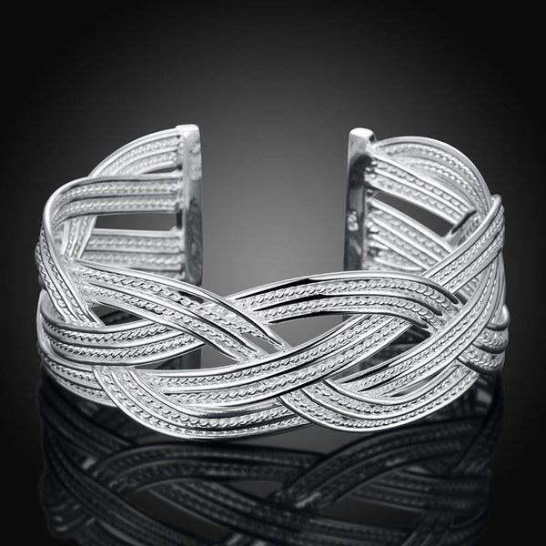 Silver Designer Bangle LSB033 SGS