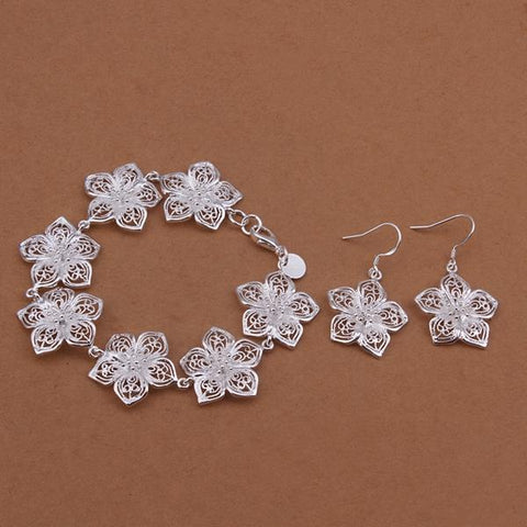 Silver Designer Jewelry Set LSS453