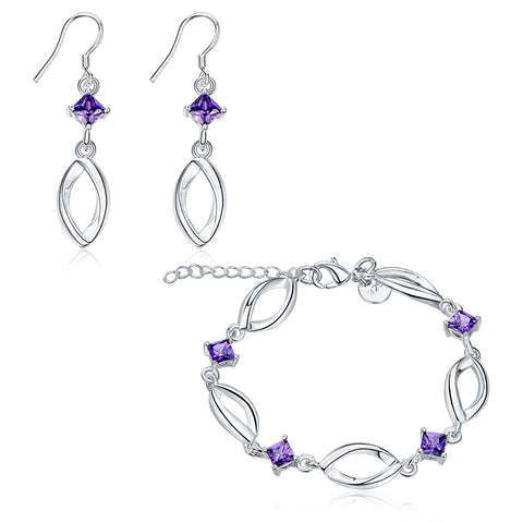 Silver Designer Jewelry Set LSSPCS901