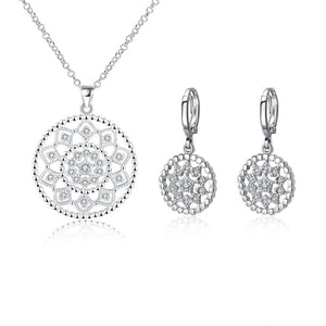 Silver Designer Jewelry Set LSS843