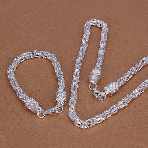 Silver Designer Jewelry Set S027
