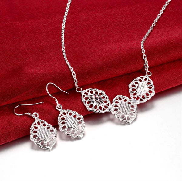 Silver Designer Jewelry Set LSS805
