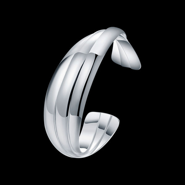 Silver Designer Bangle LSB044 SGS