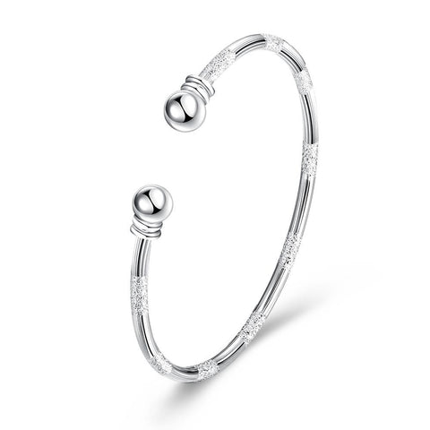 Silver Designer Bangle LSB233