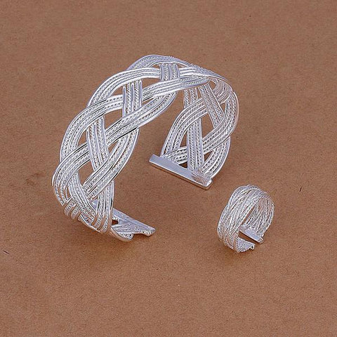Silver Designer Jewelry Set LSS310