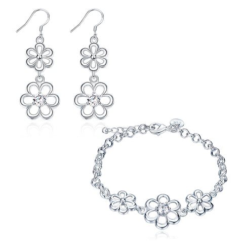 Silver Designer Jewelry Set LSSPCS899