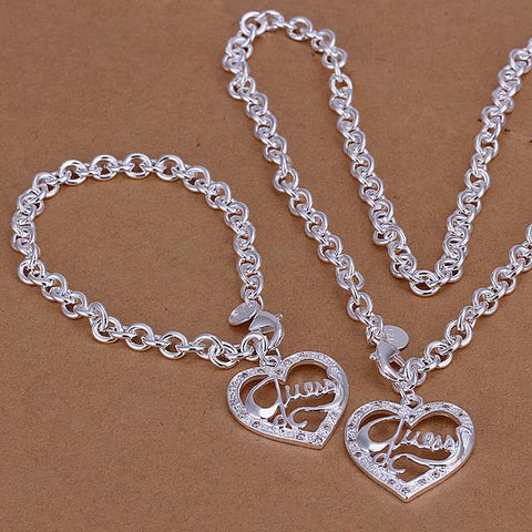 Silver Designer Jewelry Set S078
