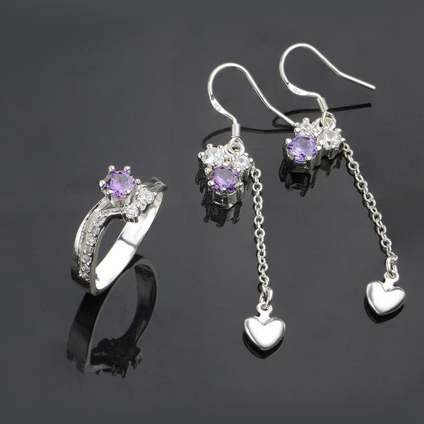 Silver Designer Jewelry Set LSS678