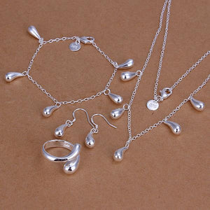 Silver Designer Jewelry Set LSS217