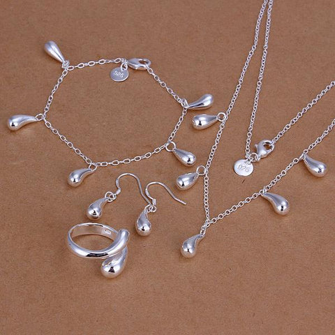 Silver Designer Jewelry Set LSS217