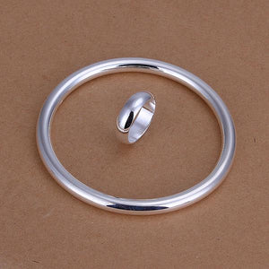 Silver Designer Jewelry Set LSS332