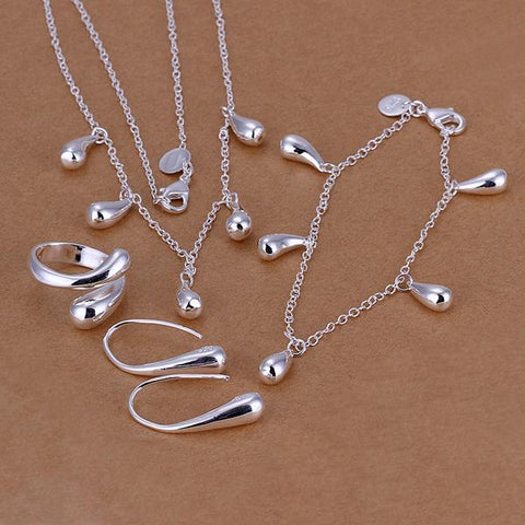 Silver Designer Jewelry Set LSS218