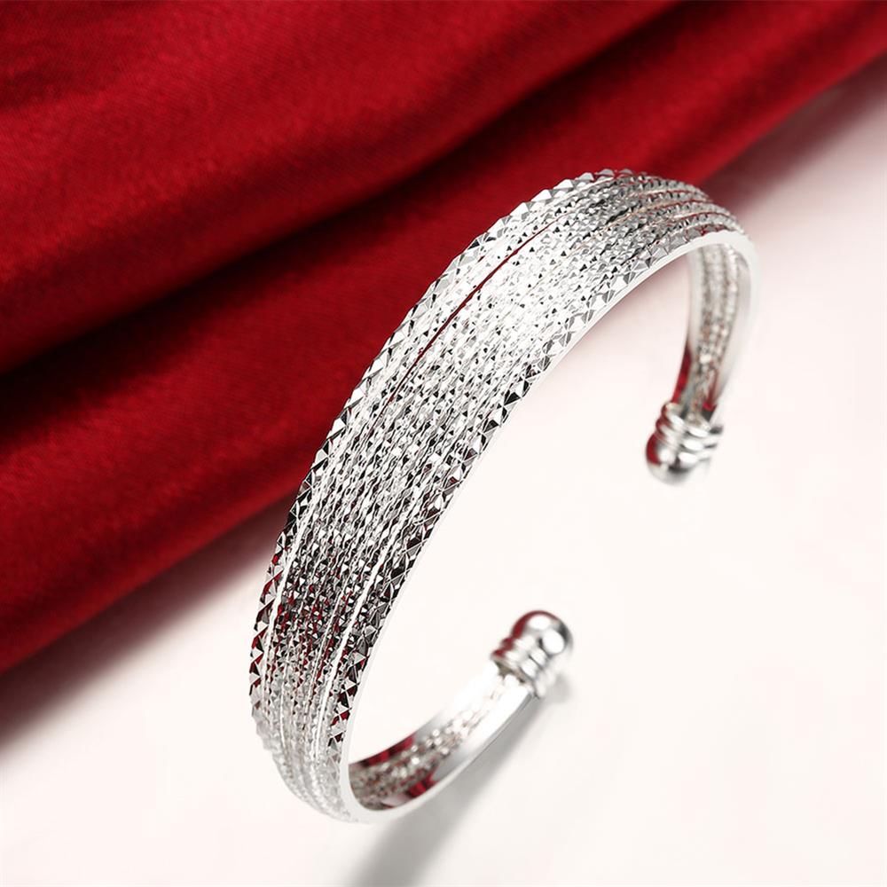 Silver Bangle LSB145 SGS – Lucky Silver
