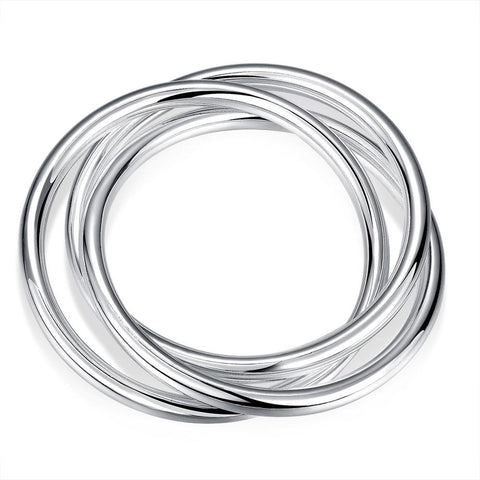 Silver Designer Bangle LSB047 SGS