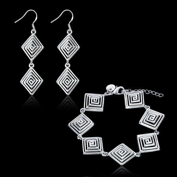 Silver Designer Jewelry Set LSSPCS902