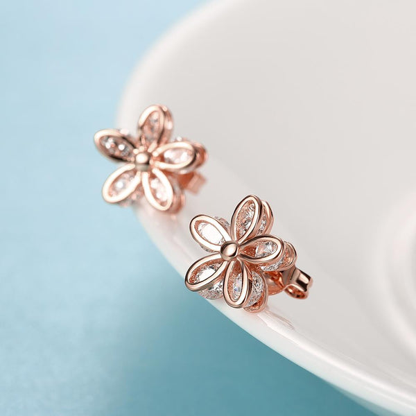 Rose Gold Earrings LSE002