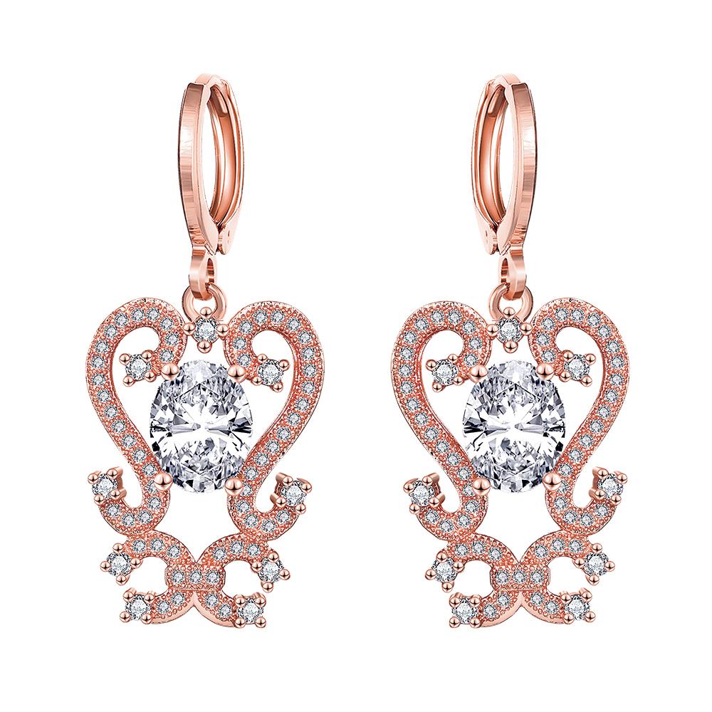 Rose Gold Earrings LSE003