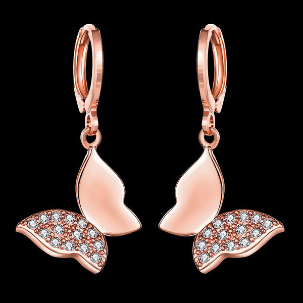 Rose Gold Earrings LSE004