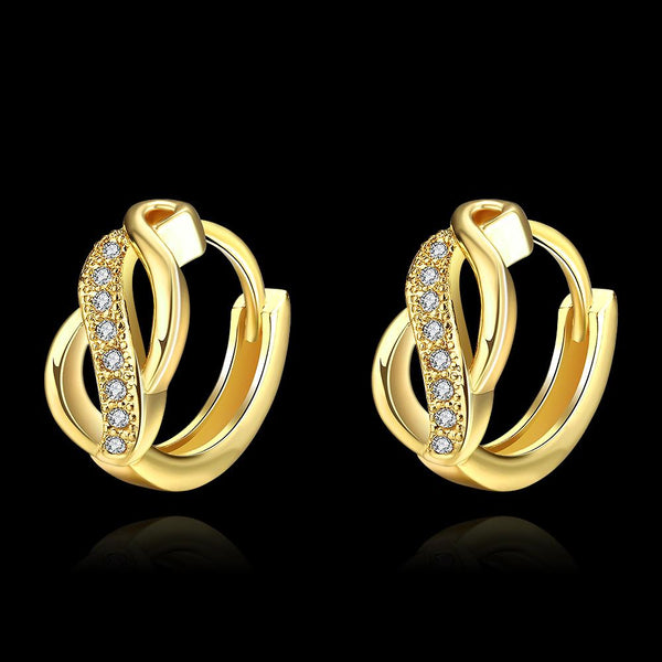 Gold Earrings LSE006