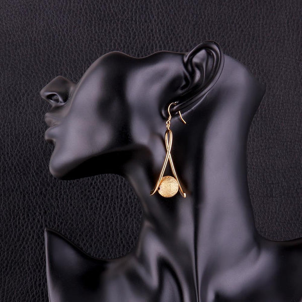 Gold Earrings LSE012