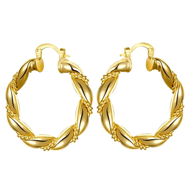 Gold Earrings LSE015